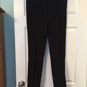 LOFT black stretch bootcut pants